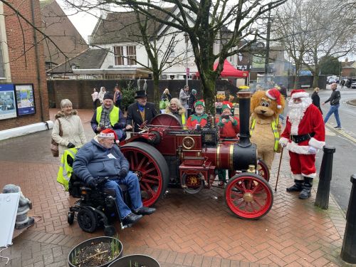 Santa with Steam